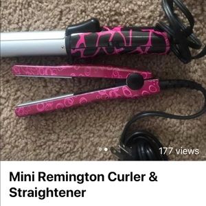 Mini straightener & curling iron